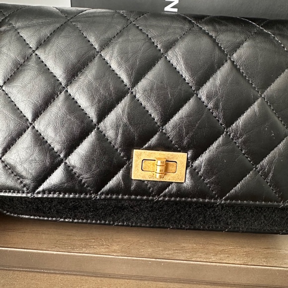 Chanel Black 2.55 Wallet on Chain WOC Full Set pristine condition - Picture 6 of 17